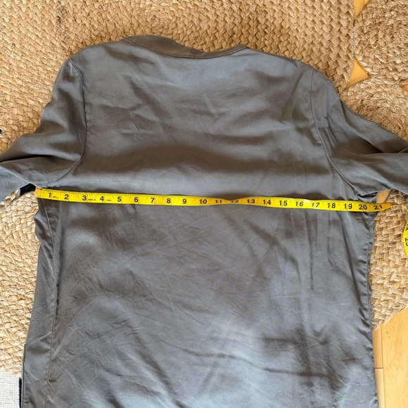 Open-Front Olive Blazer Jacket - Picture 5 of 6